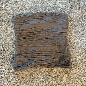 Princess Polly Gray Ruched Tube Top